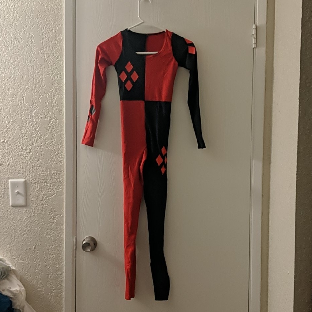 Black milk Harley Quinn catsuit Batman xxs new